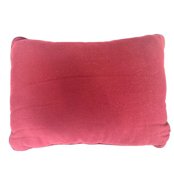 Embroidered Happy Easter Spring Colors Rectangular Pillow w/Solid Burgundy Back! - Picture 2 of 6